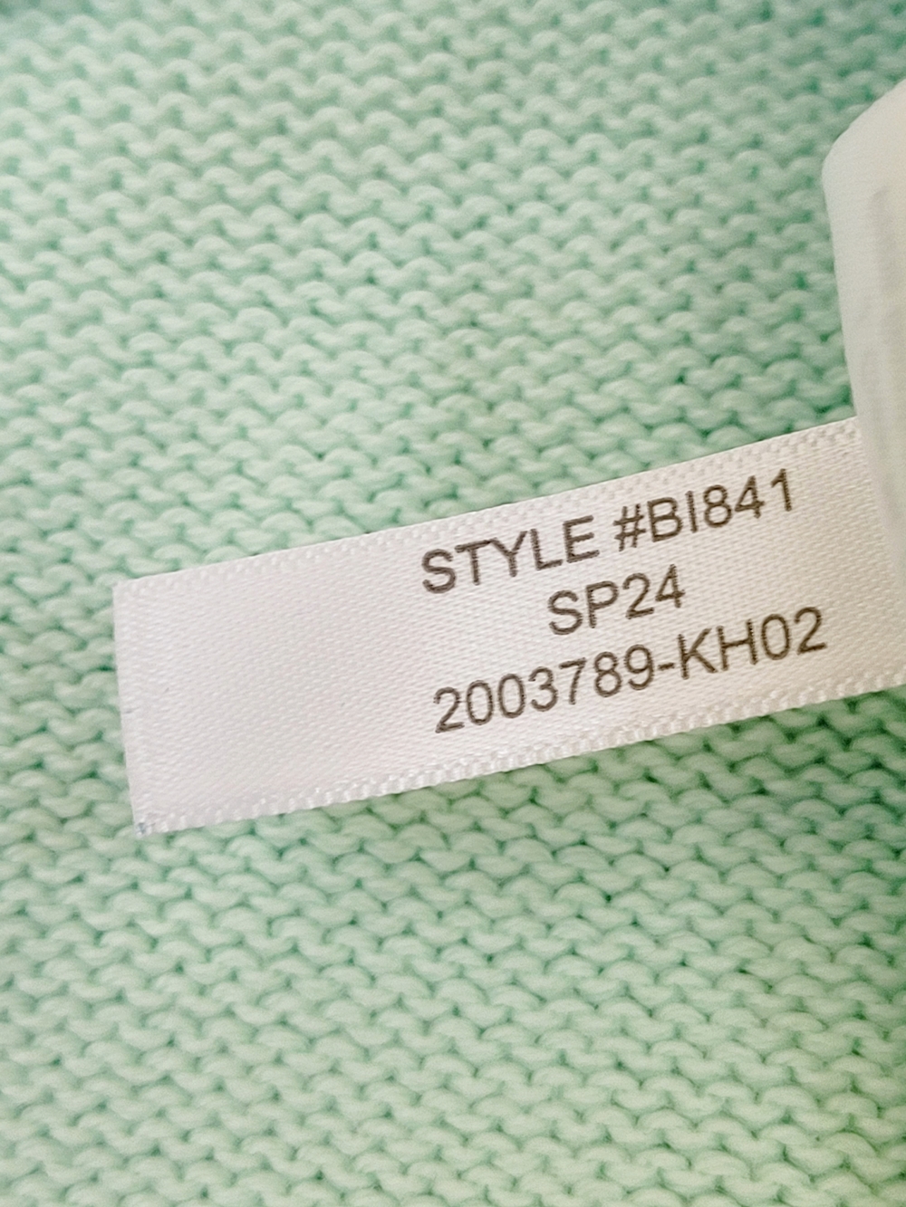 J.CREW Handknit Heritage Cotton Crewneck Sweater In Pistachio Green Small - Picture 6 of 7